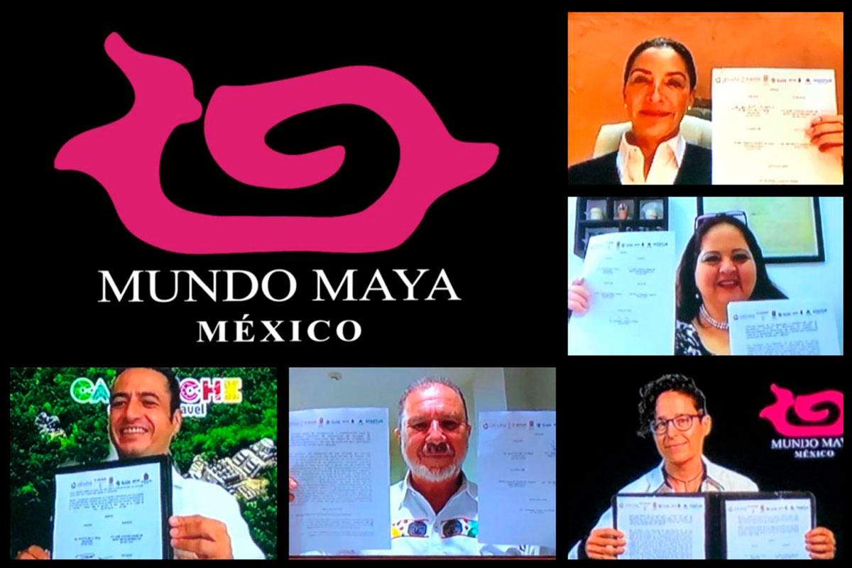 Cinco estados del sureste firman la alianza Region Mundo Maya México