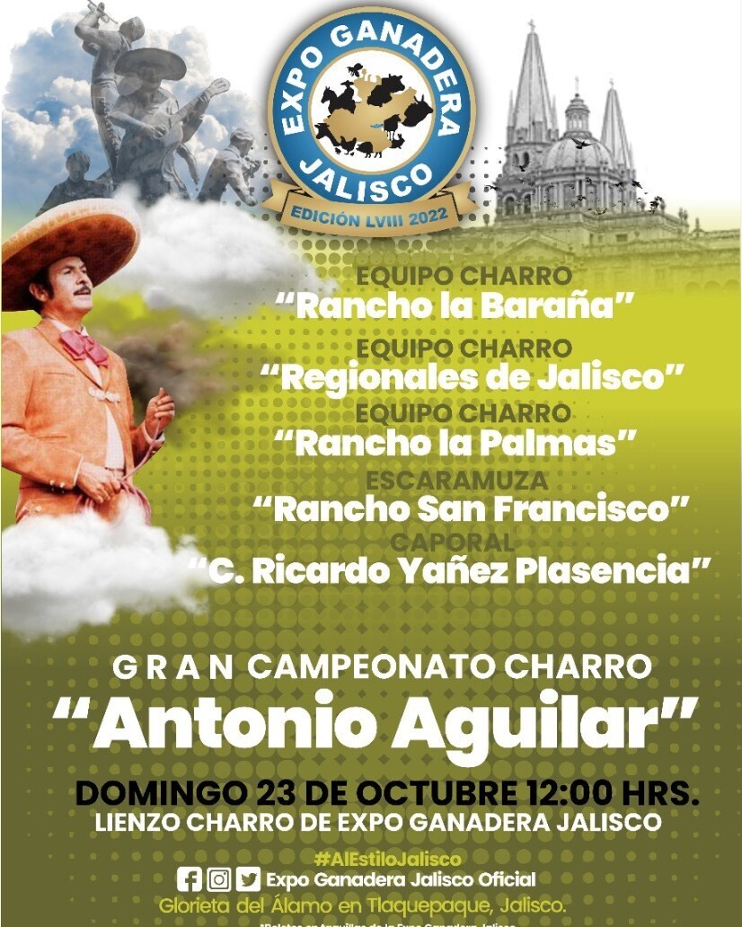 Expo Ganadera Jalisco 2022 campeonato charro