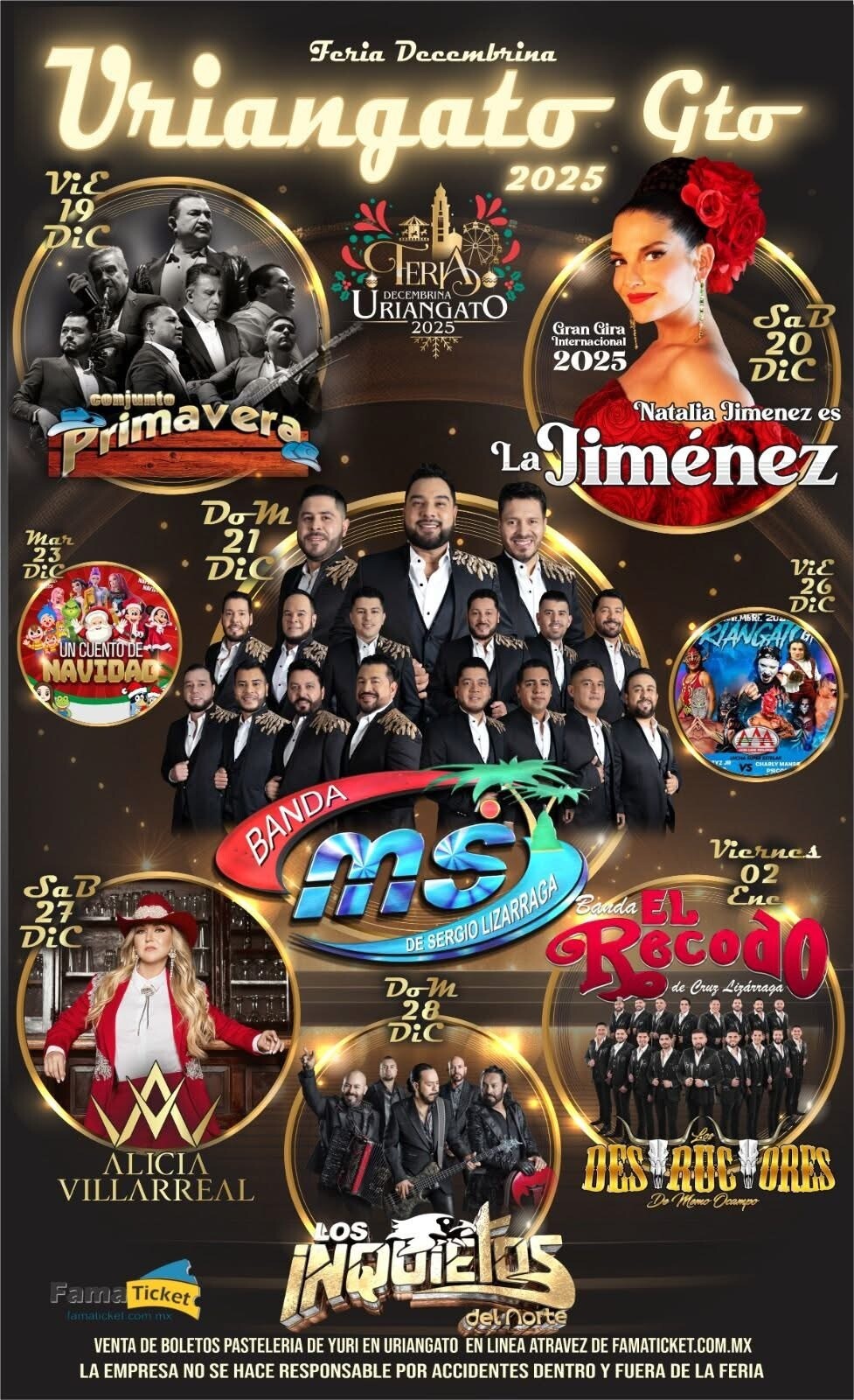 Feria Decembrina Uriangato 2025 Programa