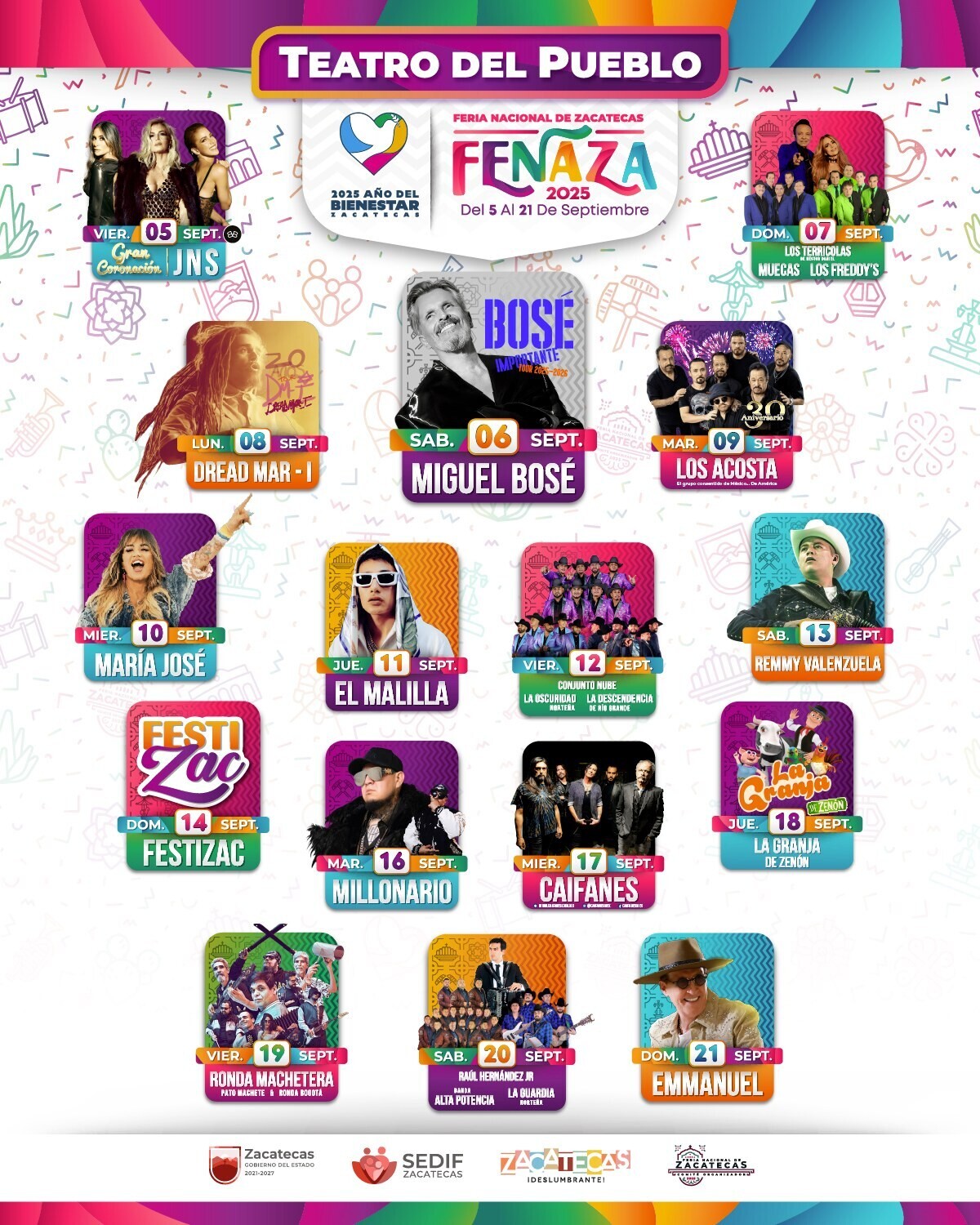 Feria Nacional de Zacatecas 2025 Teatro del Pueblo