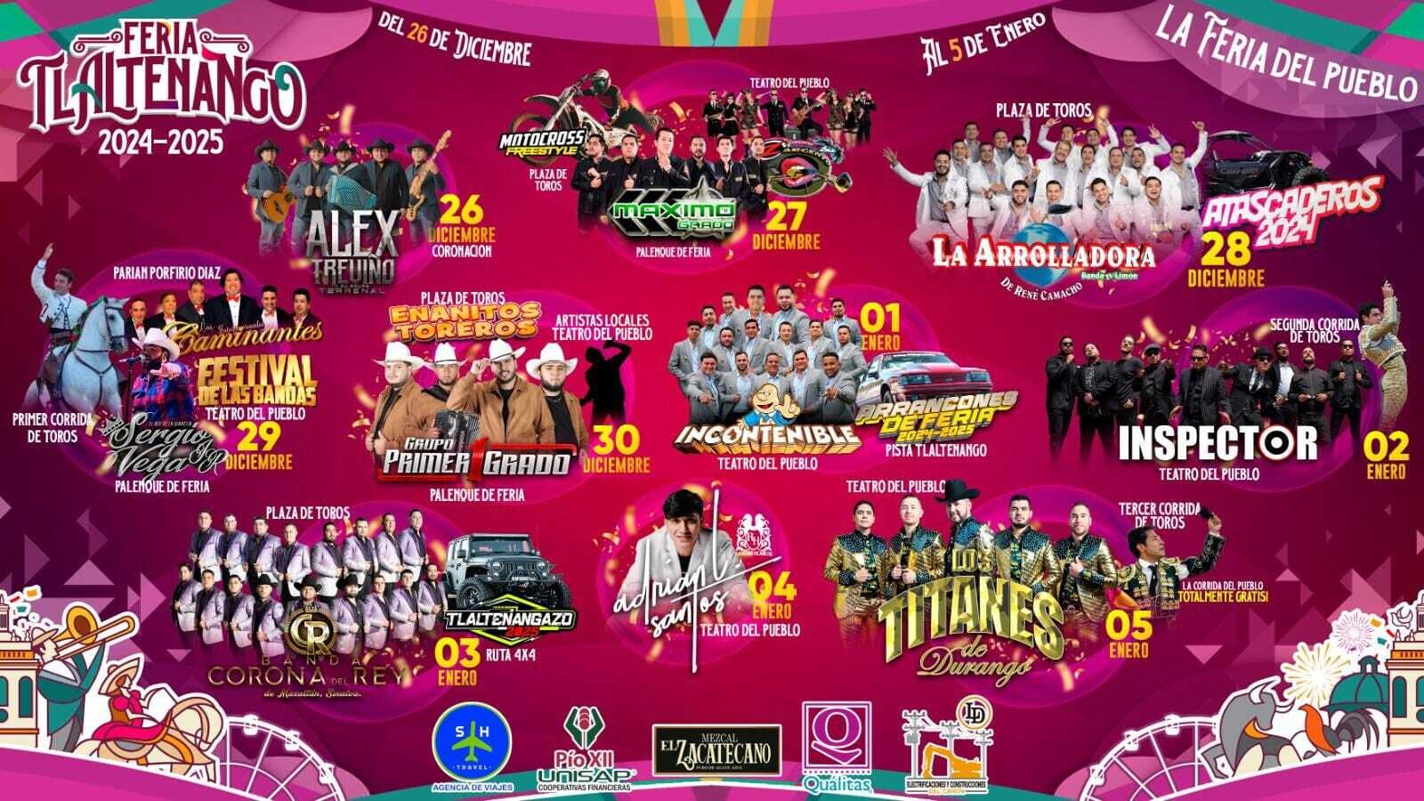 Feria Tlaltenango Zacatecas 2024 2025 Programa