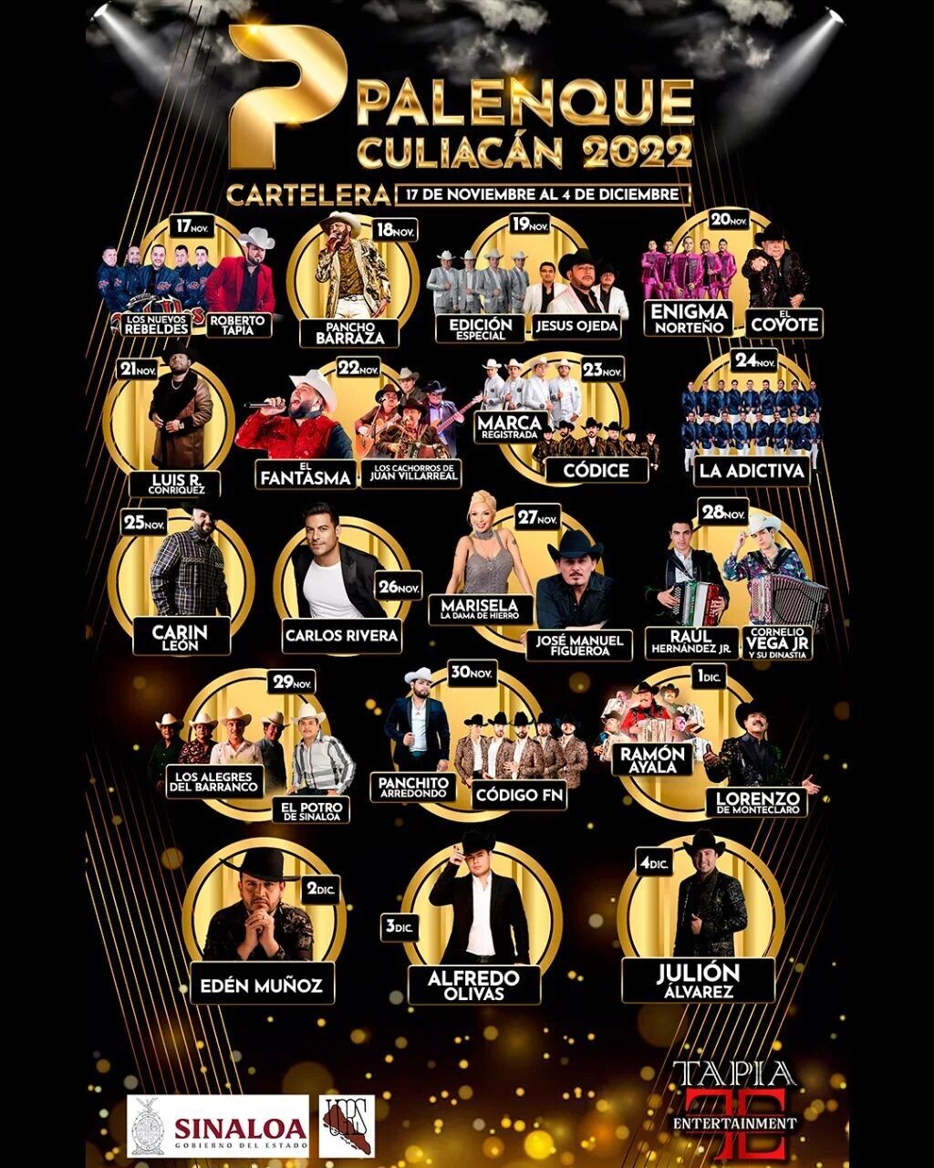 feria ganadera culiacan sinaloa 2022 Palenque
