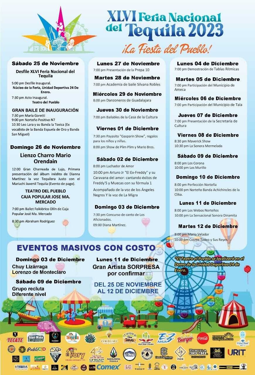 feria nacional del tequila 2023 programa
