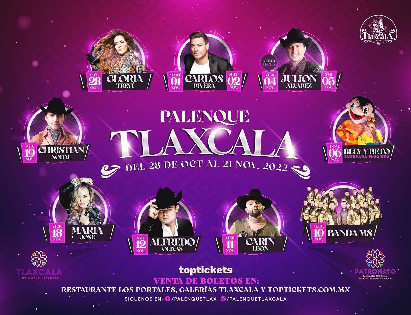 gran feria de tlaxcala 2022 palenque